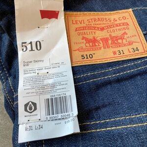 Men’s 510 Super Skinny Levi’s W31 L34